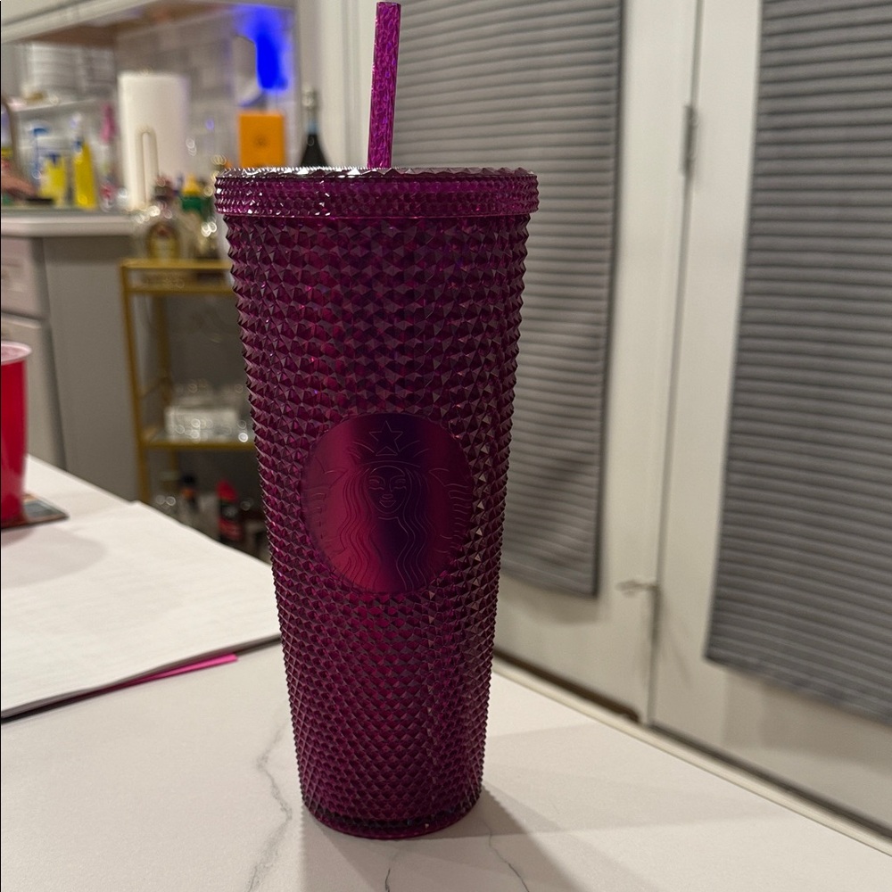 Starbucks Deep Purple Textured Tumbler